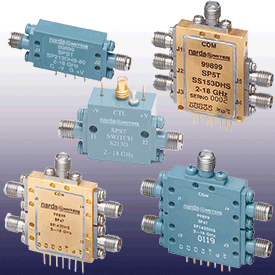 SS212DHS	固態(tài)PIN二極管開關(guān)-SPST-SP6T SMA（F）引入0.5至18 GHz反射型（超薄系列）